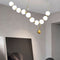 Люстра Beads lamp L-150 см 50W 4000К White + Gold 230818-100002458