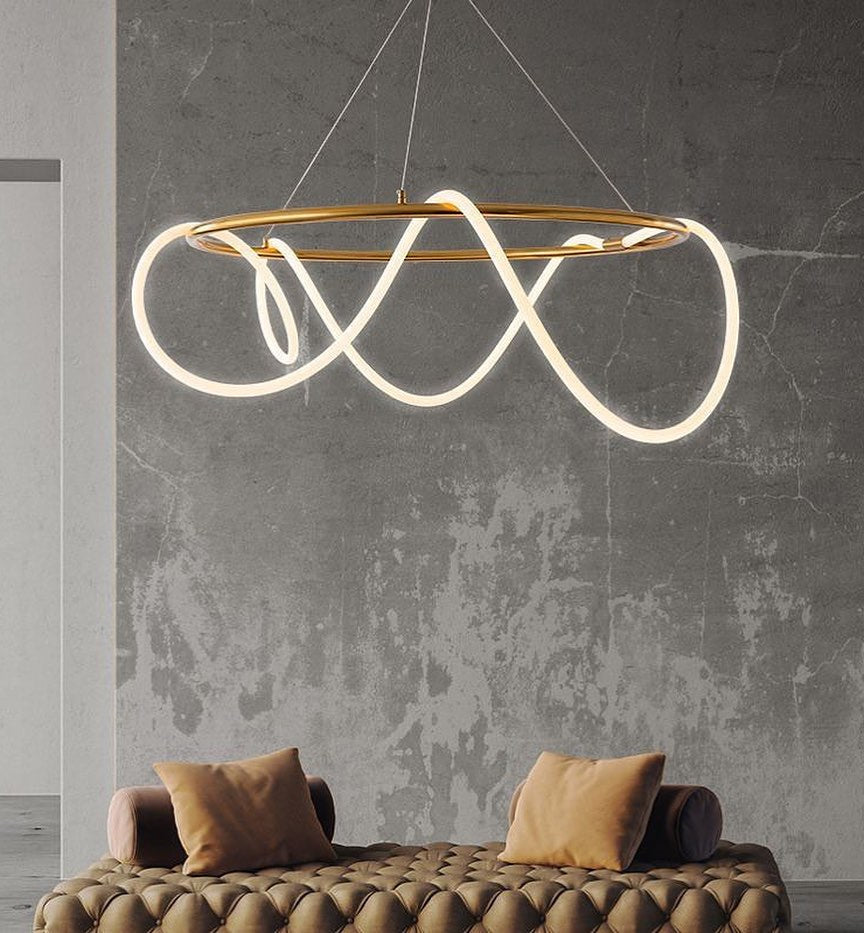 Люстра Rope D-80 см 32W 3000K Bronze / Black chrome / Silver chrome 230842-100002467