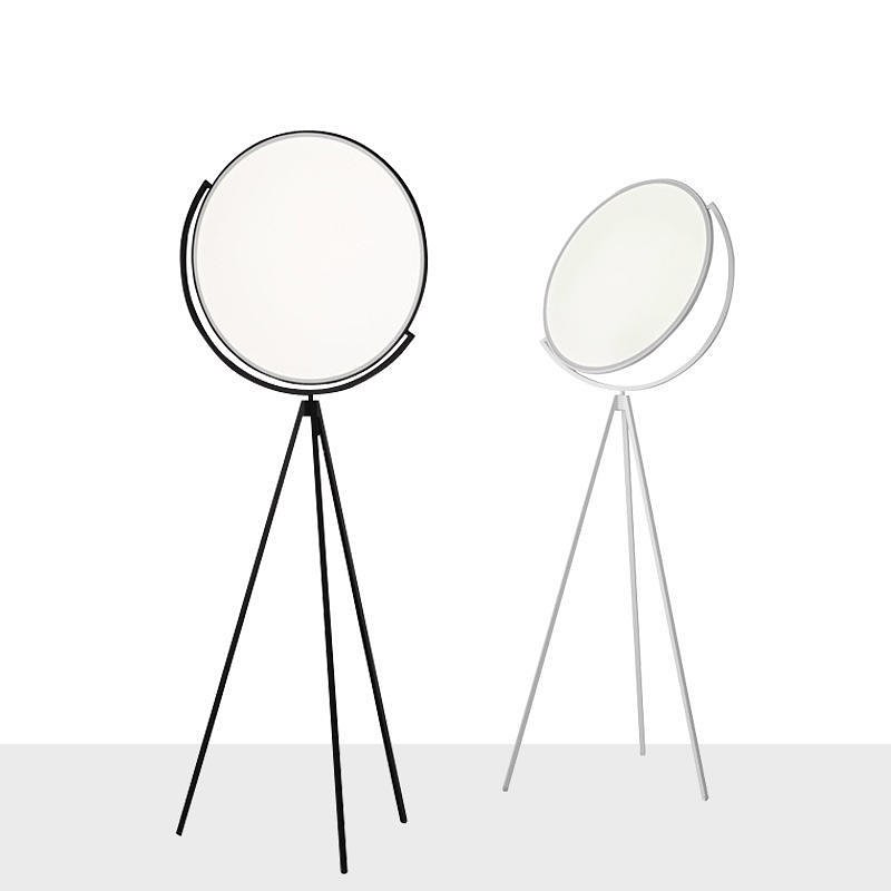 Торшер Moon floor lamp D-50 см Н-175 см 30W Black / White 230958-100002493