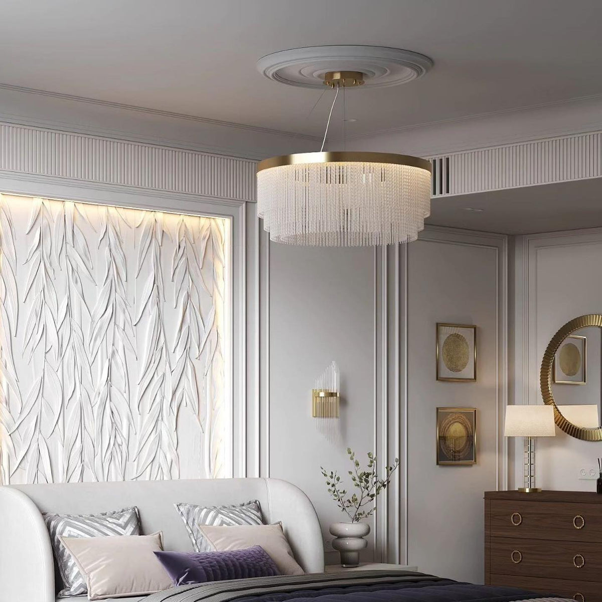 Люстра Briol gold circle D-40 / D-60 / D-80/ D-100 3000К-4500К-6000К 230918-100002510