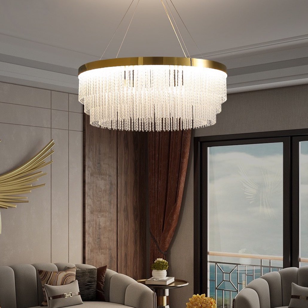 Люстра Briol gold circle D-40 / D-60 / D-80/ D-100 3000К-4500К-6000К 230918-100002510