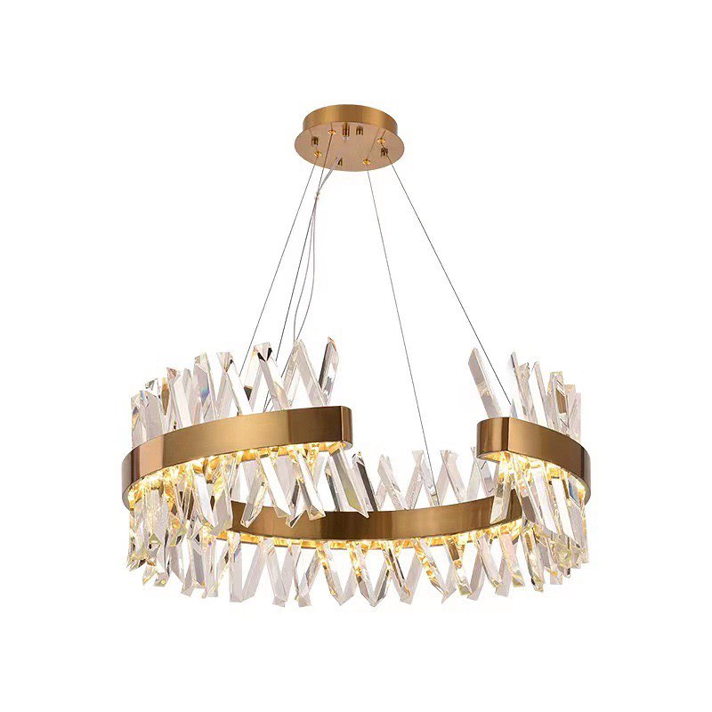 Підвісна люстра Curzon gold D-60 см / D-80 см 94W 4000К 230918-100002582