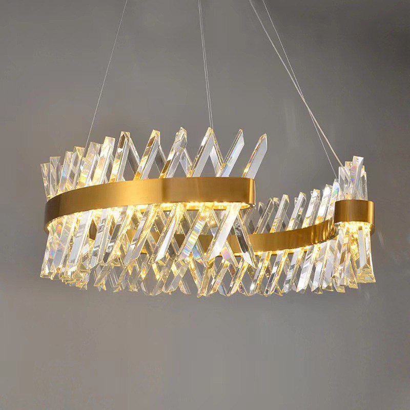 Підвісна люстра Curzon gold D-60 см / D-80 см 94W 4000К 230918-100002582