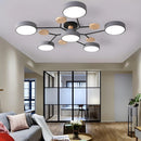 Люстра Wooden Ceiling Grey / White 4100К DS-Design 230958-100002590