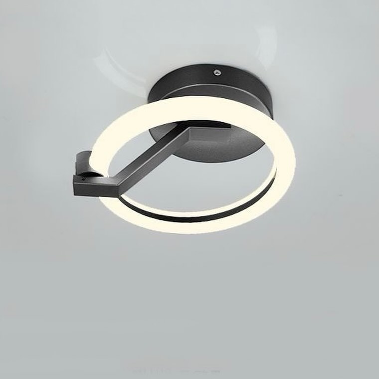 Люстра Small ring H-16 см D-20 см 10W Black + White 231049-100002617