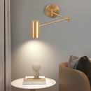 Настінний світильник поворотний L-60 cm чорний / золотий Tune Lamp E27 Black / Gold 231058-100002645