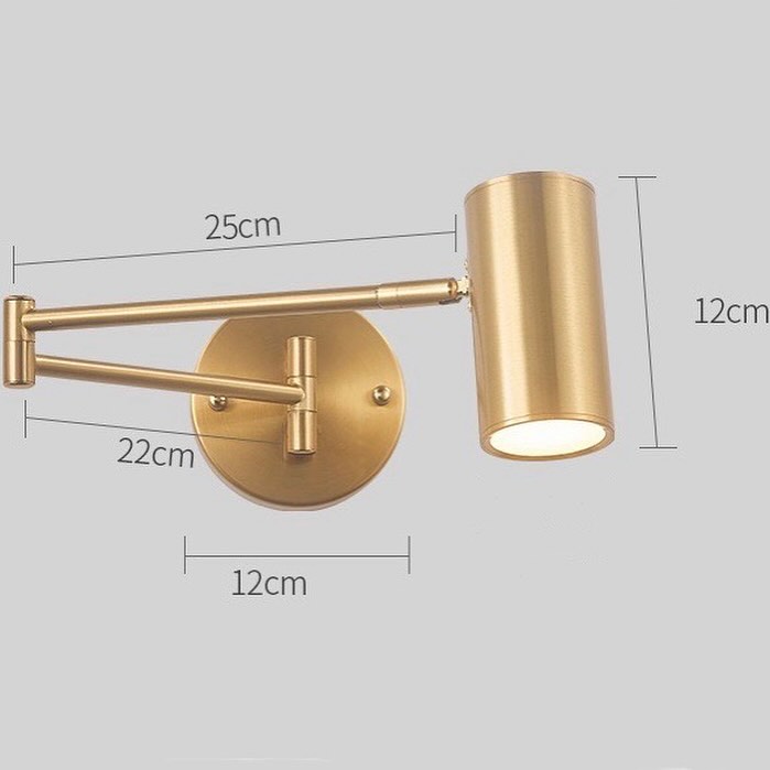 Настінний світильник Tune Lamp L-60 Black/Gold DS-Design 231058-100002645