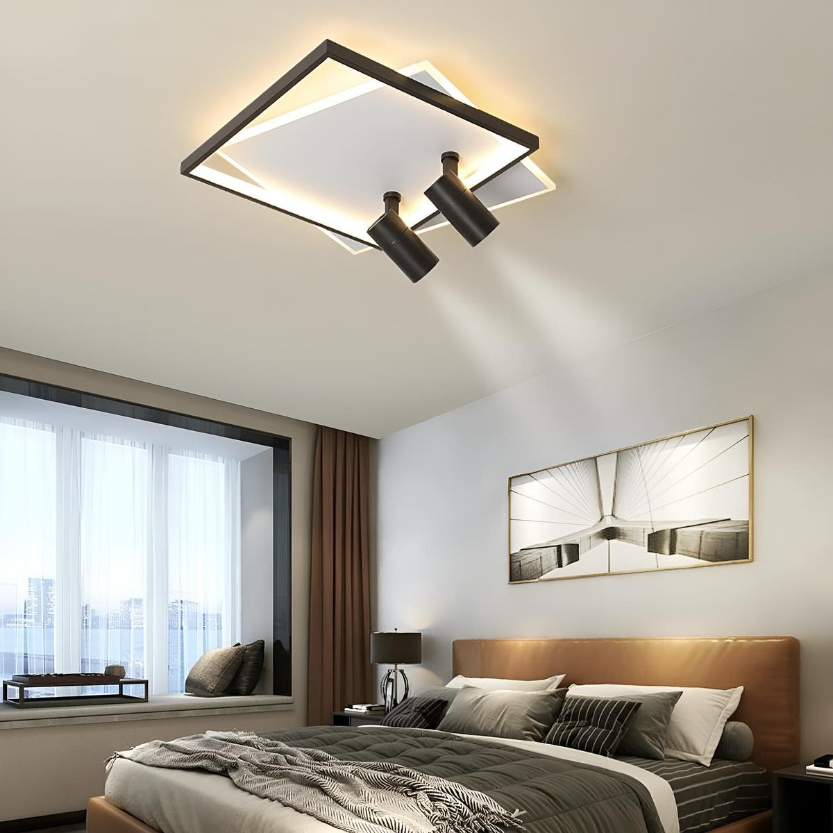 Стельовий світильник Ceiling with 2 spots L-50cm LED 231018-100002696