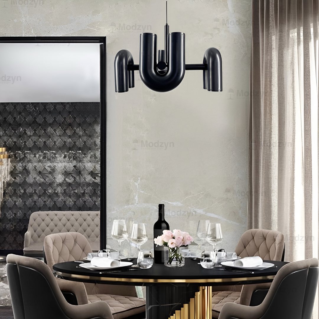 Підвісні світильники 4000К D-60 cm Led 28W / D-80 cm Led 42W / D-100 cm Led 56W Black Track Lamp 231018-100002692
