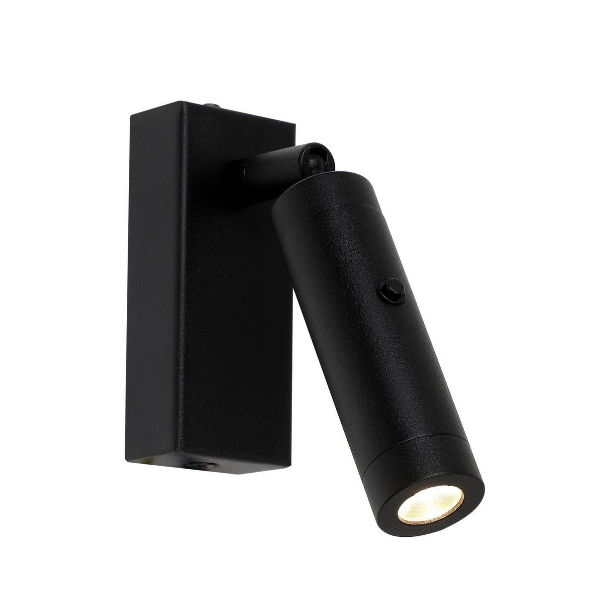 Бра з вимикачем на корпусі Mirax Н-10 см W-23 см 3,5W 4000К Black 231136-100002740