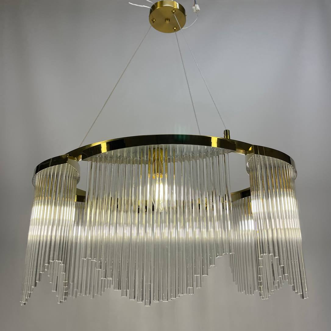 Підвісна люстра золота D-80 cm E14*6 Gold Luxury 251188-100006515
