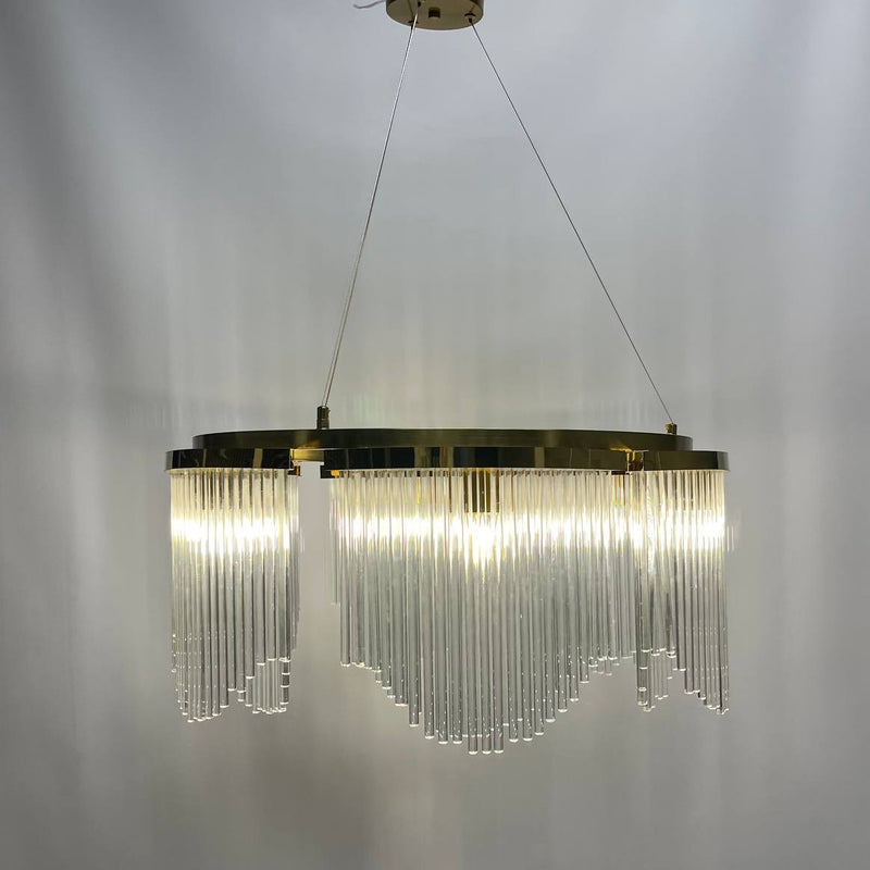 Підвісна люстра золота D-80 cm E14*6 Gold Luxury 251188-100006515