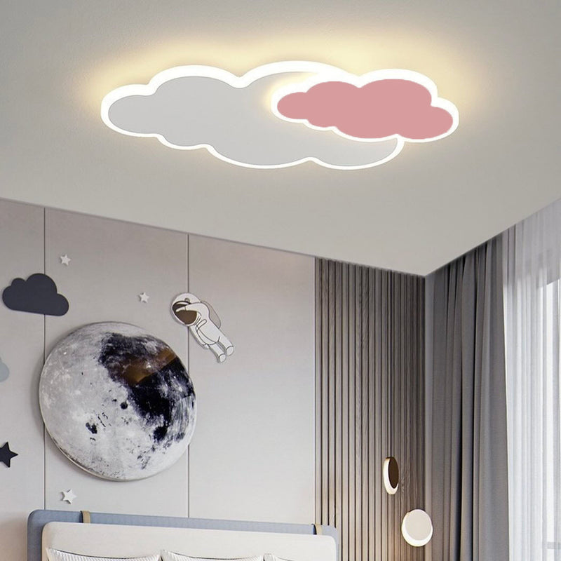 Люстра Cloud ceiling L-55 см 40W 3000K-4000K-6000K White / White+Pink 231118-100002803