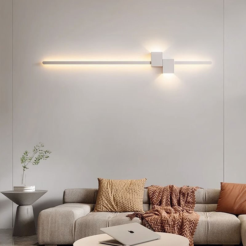 Настінні світильники Line square White з променями L700 Led 12W / L900 Led 15W 4000K 250353-100004252