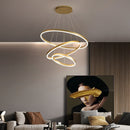 Люстра Rimy Three Rings D-60+40+20 см / D-60+50+40 cм / D-80+60+40 см Gold 231118-100002853