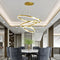 Люстра Rimy Three Rings D-60+40+20 см / D-60+50+40 cм / D-80+60+40 см Gold 231118-100002853