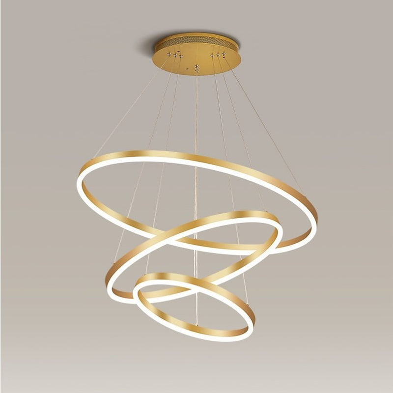 Люстра Rimy Three Rings D-60+40+20 см / D-60+50+40 cм / D-80+60+40 см Gold 231118-100002853