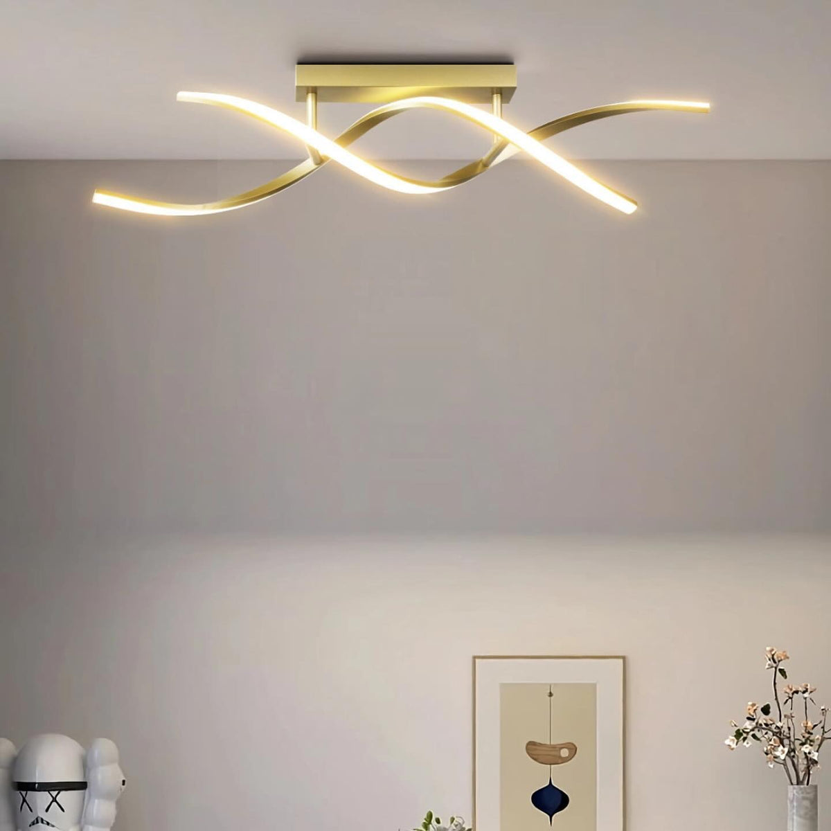 Люстра Gemo Wave Black / White / Gold 231236-100002862
