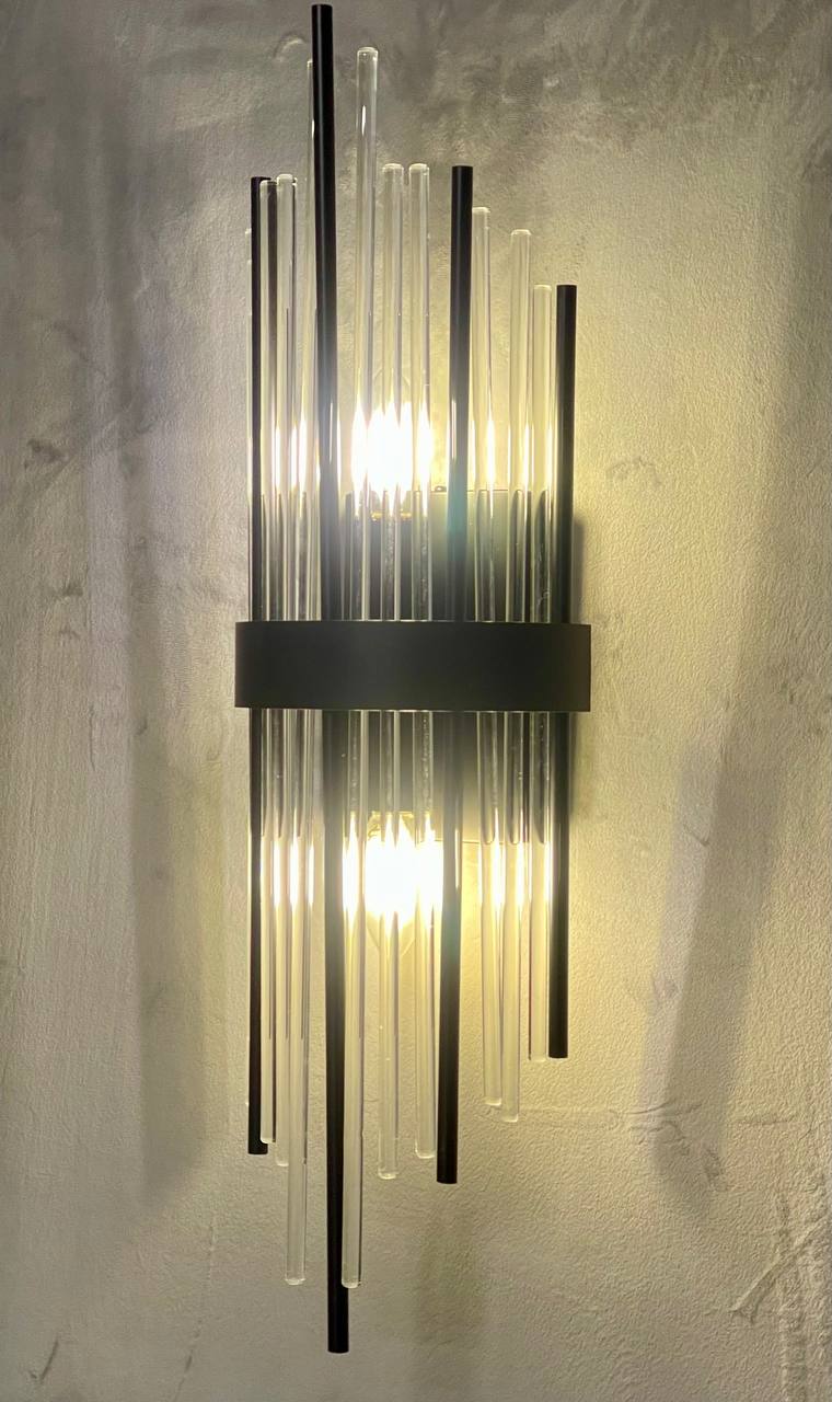 Настінний світильник чорний H-60 cm E14 Black Empire 251188-100006520