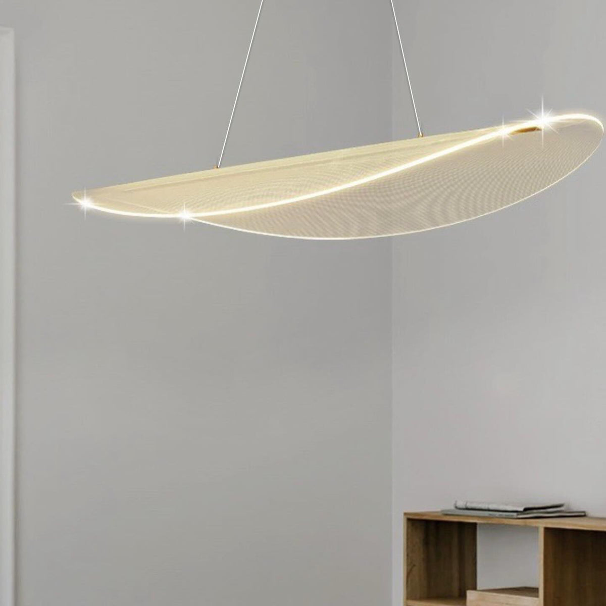 Підвісна люстра Jellyfish L-76 см 25W 4000K Gold 231236-100002893