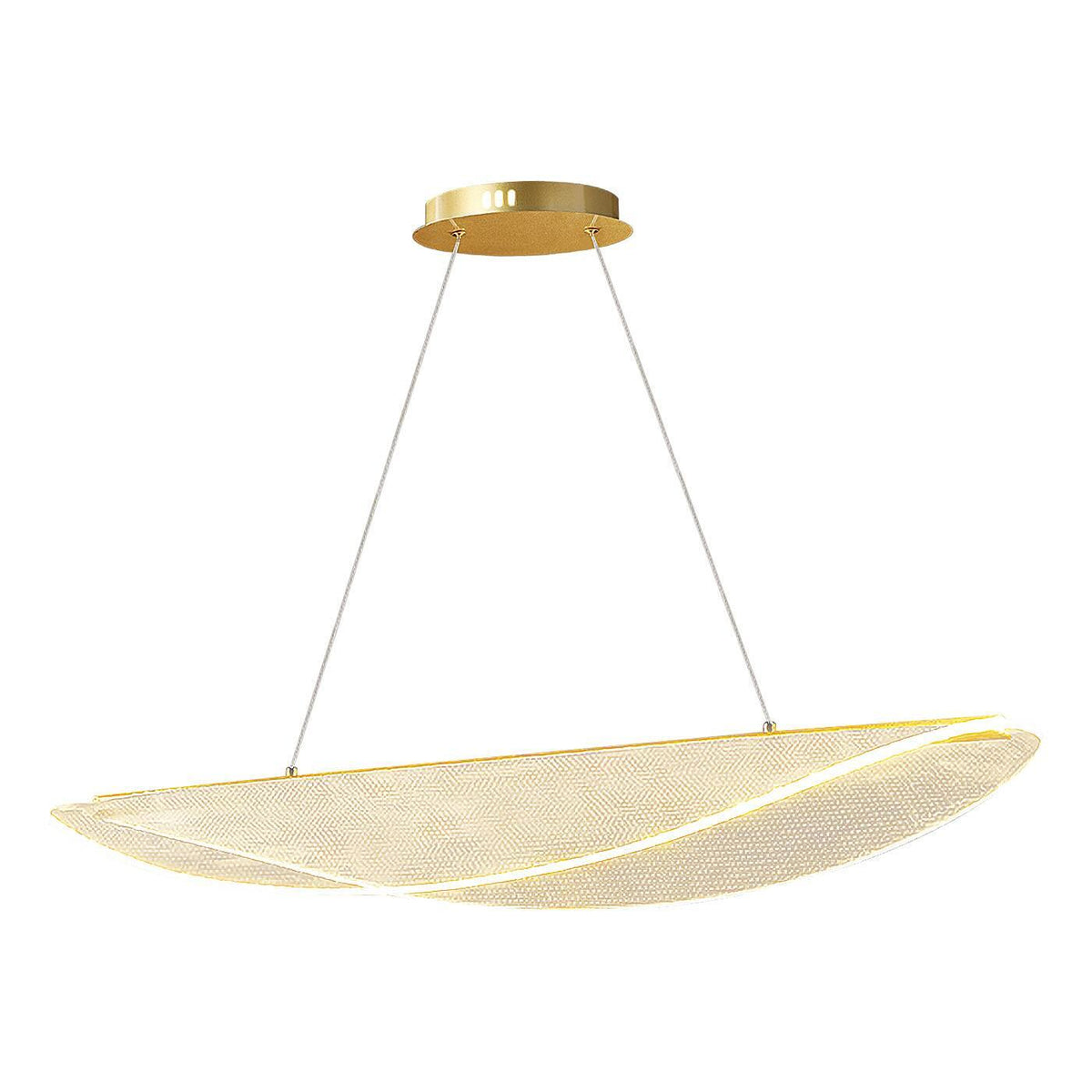 Підвісна люстра Jellyfish L-76 см 25W 4000K Gold 231236-100002893