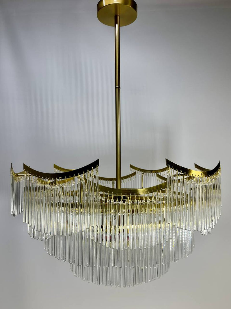 Підвісна люстра золота D-60 cm E14*11 Gold Luxury 251188-100006517