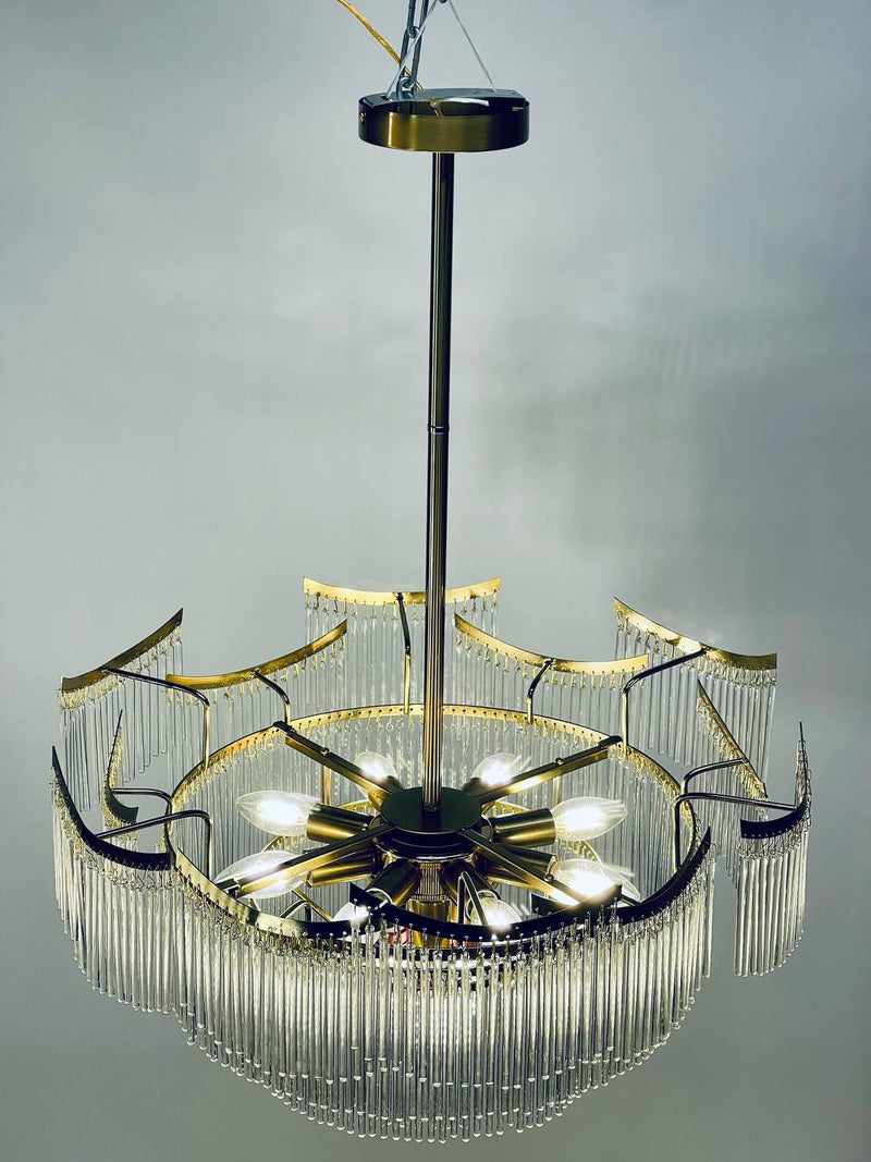 Підвісна люстра золота D-60 cm E14*11 Gold Luxury 251188-100006517