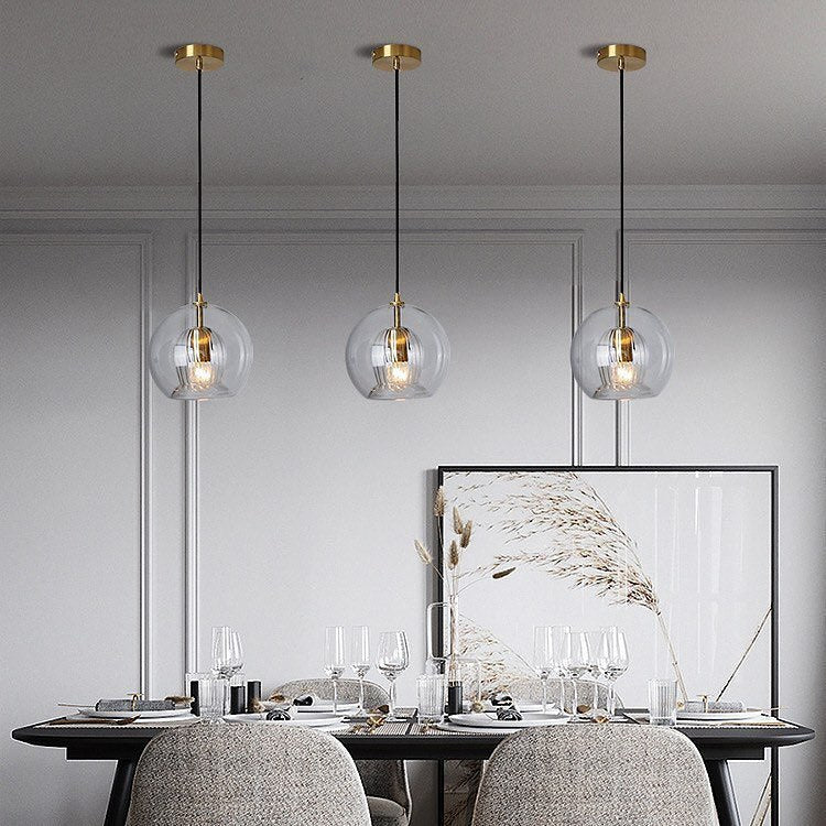 Підвісний світильник Pleated Crystal D-20 см / D-25 см Gold + Black 231219-100002922