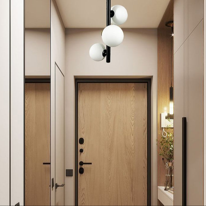Люстра Lora Ann Н-40 см W-24 см Black+White Matte 231218-100002898