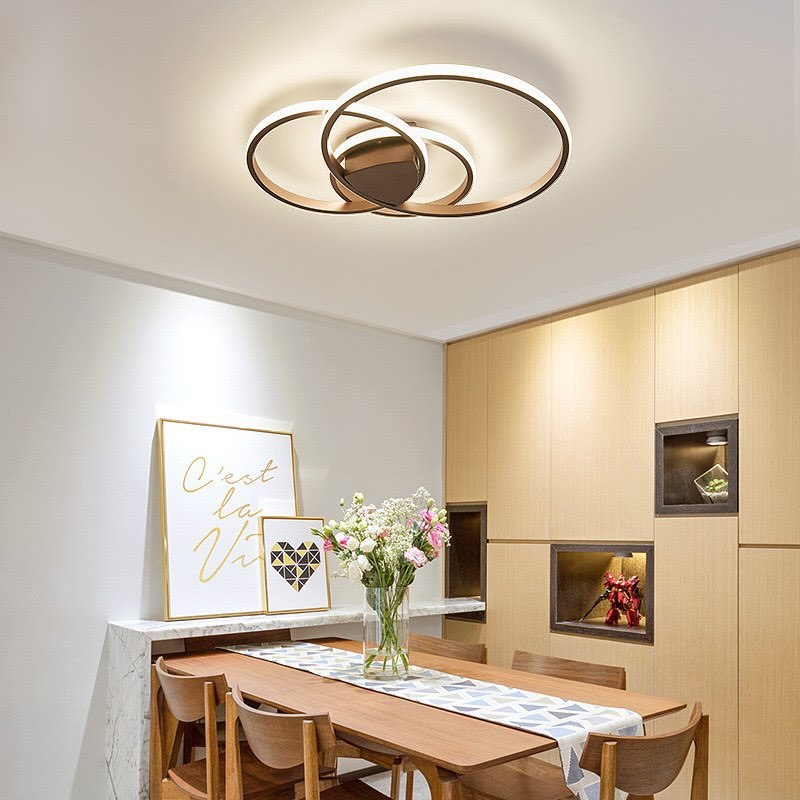 Стельові люстри з пультом Ceiling ring D-30+40+50 см 3000К-4000К-6000К Black / White / Silver 240119-100002933