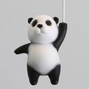 Люстра Panda ball D-20 см / D-25 см  3 варіації фігурок Пандочок White 240119-100002949