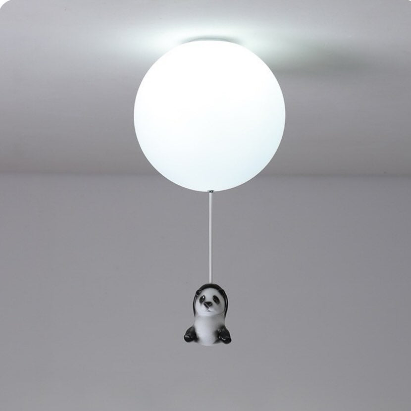 Люстра Panda ball D-20 см / D-25 см  3 варіації фігурок Пандочок White 240119-100002949
