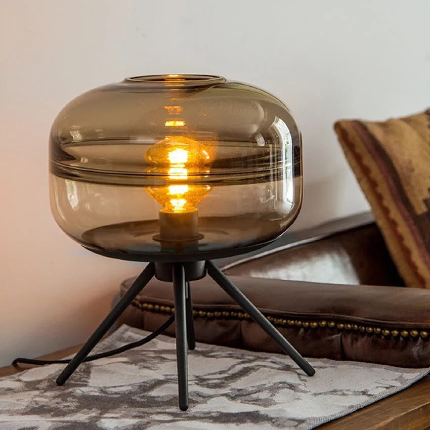 Настільна лампа Barattolo Amber / Grey Н-38 см W-29 см 240149-100002951