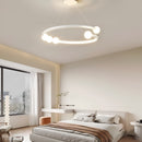 Люстра підвісна біла D-60 cm Led 53W 3000K-6000K White Pearls halves 251218-100006973