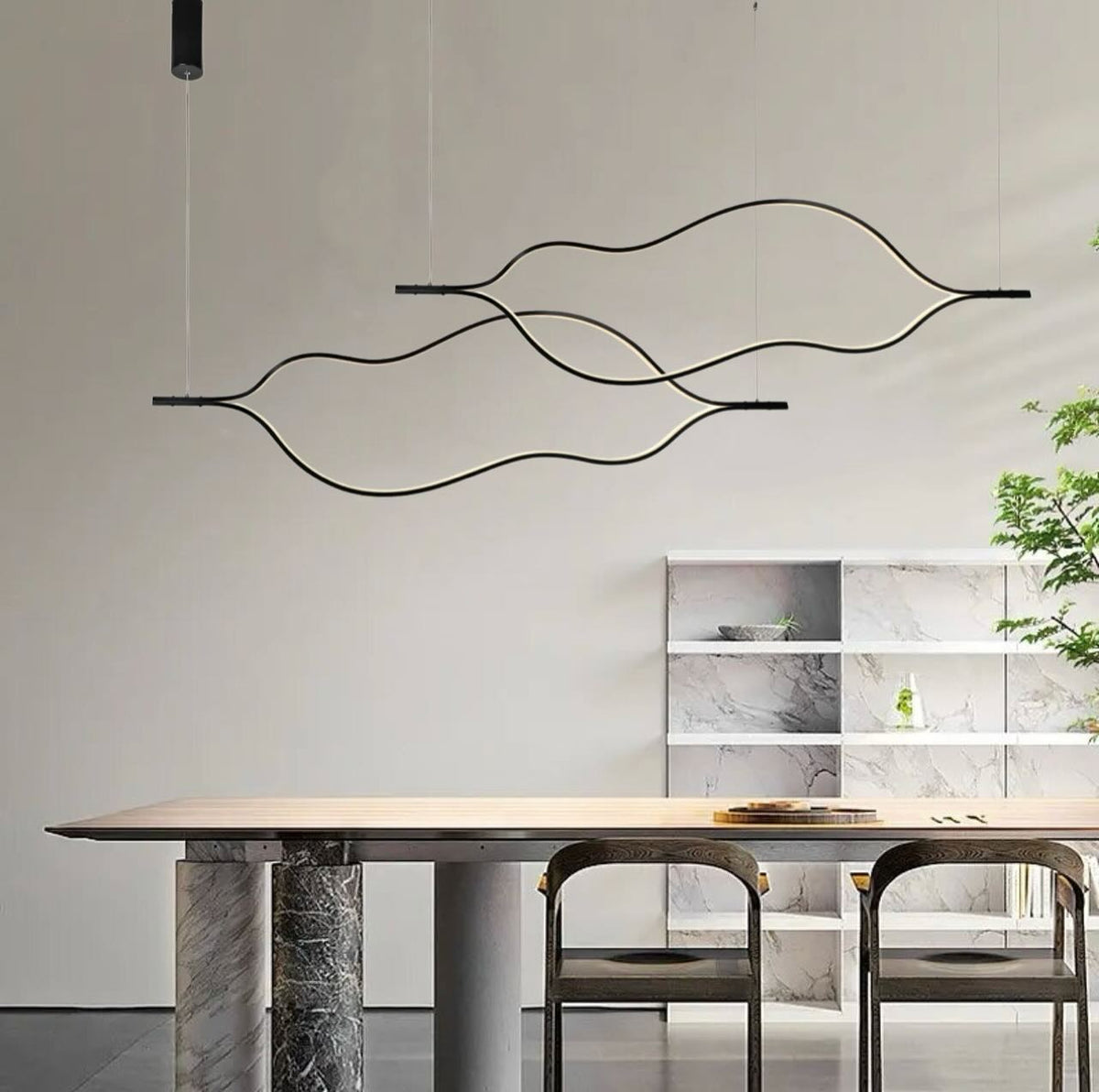 Підвісні світильники Black Flat Lamp L-100 см / L-150 см 210936-100000398