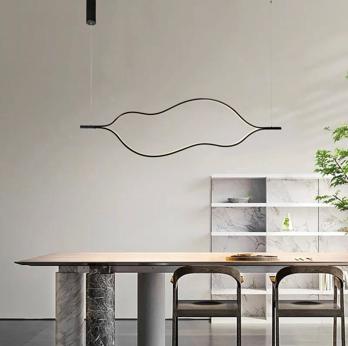 Підвісні світильники Black Flat Lamp L-100 см / L-150 см 210936-100000398