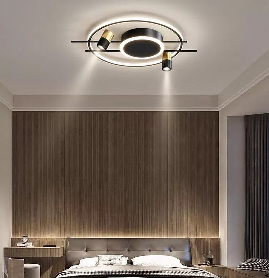 Стельова люстра Ceiling Shine D50 3000К-6000К Black+Gold DS-Design 240158-100002969