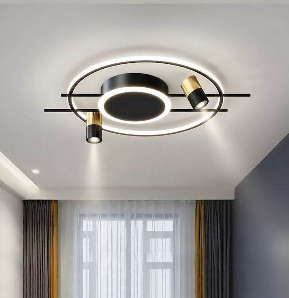 Стельова люстра Ceiling Shine D50 3000К-6000К Black+Gold DS-Design 240158-100002969