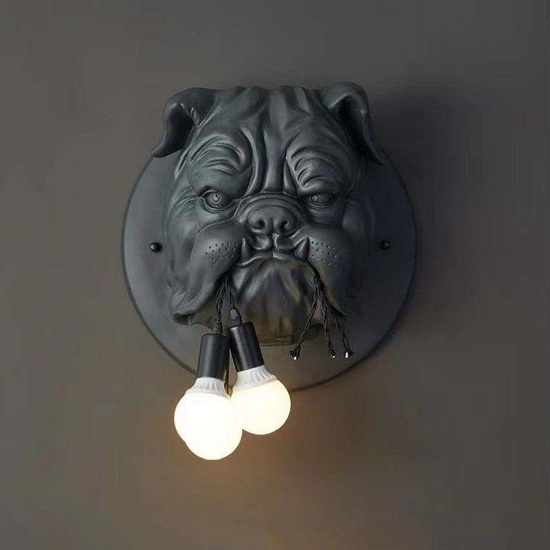 Бра Bulldog lamp D-40 см Black / White 240158-100002987