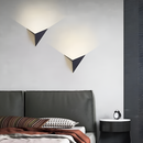 Бра чорний металевий орігамі Н-23 см W-21 см Led 3W 4000K Black Origami wall lamp 240258-100003052