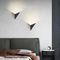 Бра чорний металевий орігамі Н-23 см W-21 см Led 3W 4000K Black Origami wall lamp 240258-100003052