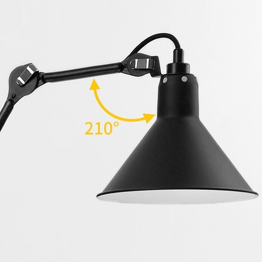 Бра поворотні Long turn lamp Н-118 см W-21 см Black 240201-100003073