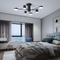 Люстра чорна металева Н-20 см Led W-65/85 см 4000К Black + White Satellite ray 6/8 240258-100003076