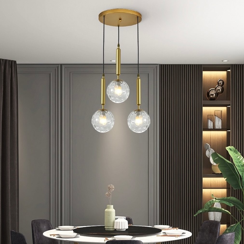 Люстра Mira Berry Faro 3 Gold + White / Gold + Transparent 240319-100003107