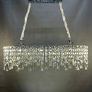 Люстра видовжена срібна Crystal L-100cm Silver 250488-100004547