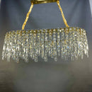 Люстра видовжена золота Crystal L-100cm Gold 250488-100004547
