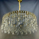 Люстра Crystal D-60cm / 80cm Е14 Gold 250488-100004531