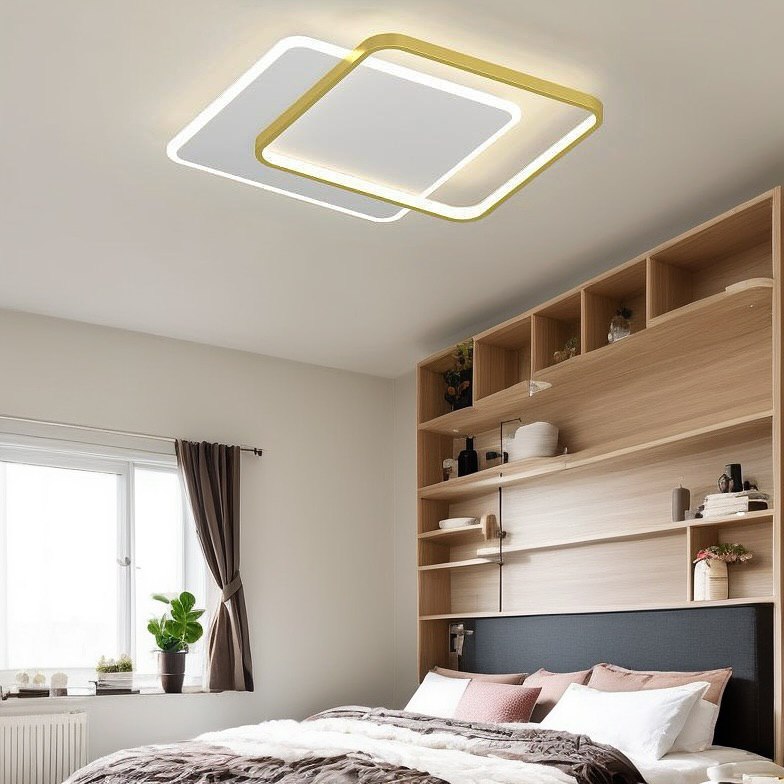 Стельовий світильник Double geometry Led 40W Gold 240776-100003430