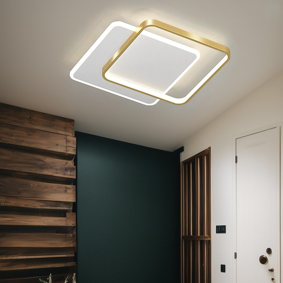 Стельовий світильник Double geometry Led 40W Gold 240776-100003430