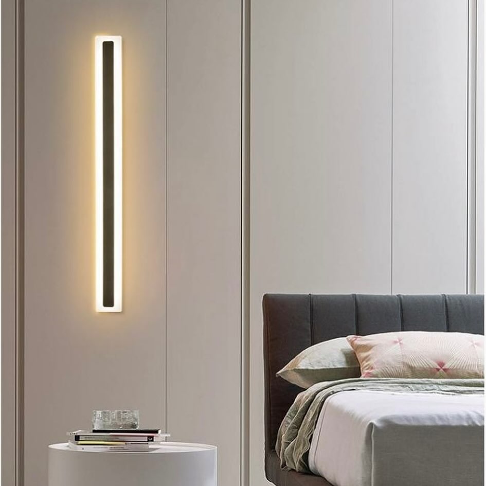 Бра L-40 cm / L-60 cm / L-80 cm / L-100 cm / L-120 cm Black Longi flat 240818-100003516